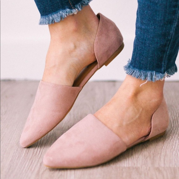 Shoeroom21 boutique Shoes - LADIES HEEL BACKED SUMMER MULES. ROSE